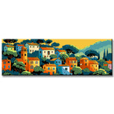 Painting by Numbers Panorama Colorful Houses in italy